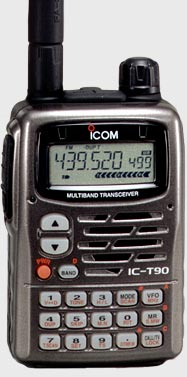 ☆最終値下！アイコム　50/144/430MHz帯ハンディ　IC-T90（現状） アマチュア無線 返品交換無料