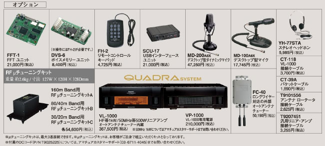 アマチュア無線機 ＞ 固定用無線機 ＞ HF/50MHzトランシーバー